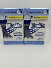 Lot of 2 Woolite 20 Min At Home Dry Cleaner Clothes 6 Cloths Fresh Scent