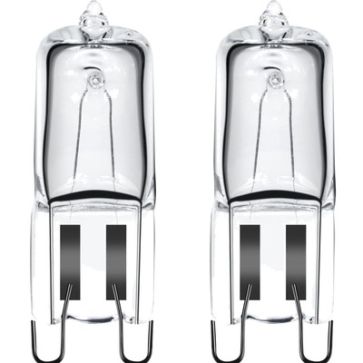 Energieeffiziente G9 Halogen Ofenlampen 2er Pack - Hitzebeständig, 1000 Stunden