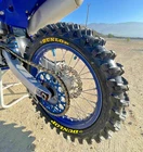 MOTORCYCLE Tire Lettering DUNLOP yellow fits MOTOCROSS Sticker SET 1.00" -17-21"