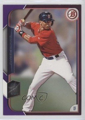 2015 Bowman Purple 101/250 Mookie Betts #27 3q5