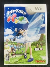 Swing Golf Panya Nintendo Wii 2006 Tecmo Japanese Version RVL-P-RPYJ Sports