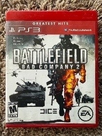 EA Battlefield Bad Company 2 PS3 Greatest Hits Complete Game Disc Manual