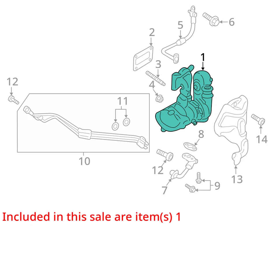 Ford Fusion 2014 turbocompresor OEM 130 k millas - LKQ356223033 Foto 4 de 4
