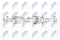 Antriebswelle NTY NPW-FR-166 FüR Ford Fiesta 6 CB1 CCN