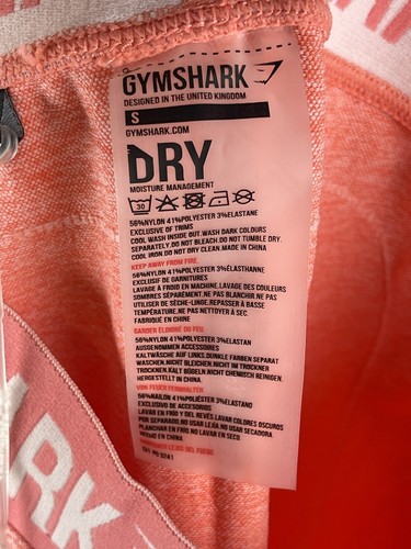 New Gymshark Flex Legging V3. Peach Corral- Size-SMALL - Picture 10 of 11
