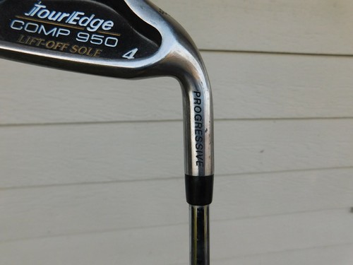 Right Handed Tour Edge Comp 950 Lift-Off Sole Progressive 4 Iron w/ Steel Shaft - Picture 4 of 8
