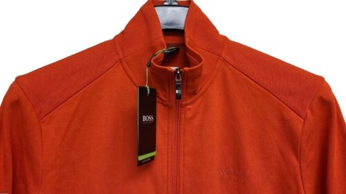 Felpa BOSS Skaz Athleisure Full Zip Cotone Track Jacket con Logo - Taglia M - Foto 2 di 10