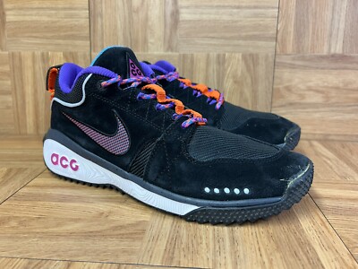RARE🔥 Nike ACG Dog Mountain Hyper Grape Hiking Shoes Sz 10 AQ0916-001  Reflect