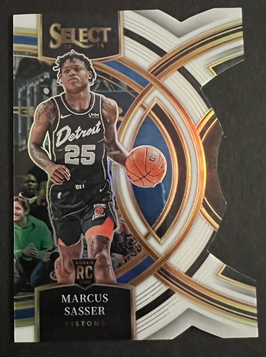 2023-24 Select Marcus Sasser White Prizm Die Cut Premier Level RC #002/149 #114