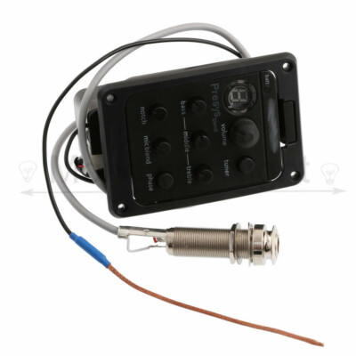 Pickup Presys Blend 301 Dual Mode Guitar Preamp EQ Tuner Piezo Pickup Mic Beat