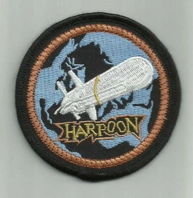 ETATS-UNIS D'AMERIQUE. ECUSSON US NAVY . MISSILE HARPOON. - Photo 1/2