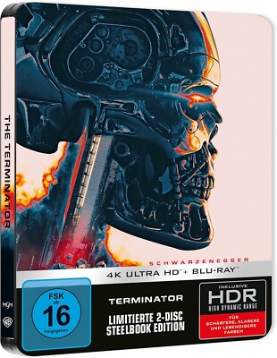 THE TERMINATOR (1984) - DEUTSCHES 4K UHD + BLU-RAY STEELBOOK   - NEU + OVP