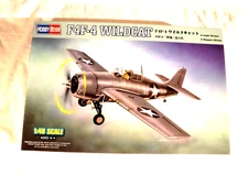 1/48 Hobby Boss US Navy Grumman F4F-4 Wildcat Markings 4/2 Versions # 80328