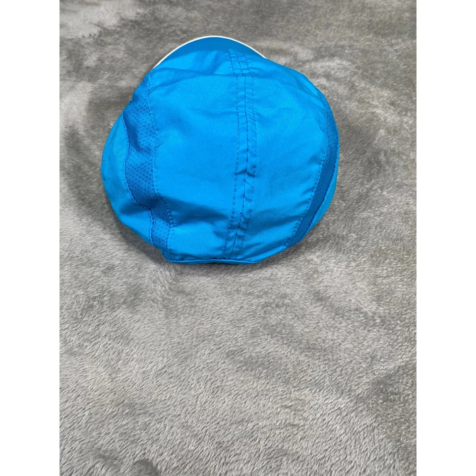 Sombrero para correr Asics 5 paneles rendimiento ligero absorbente de humedad azul Foto 4 de 4