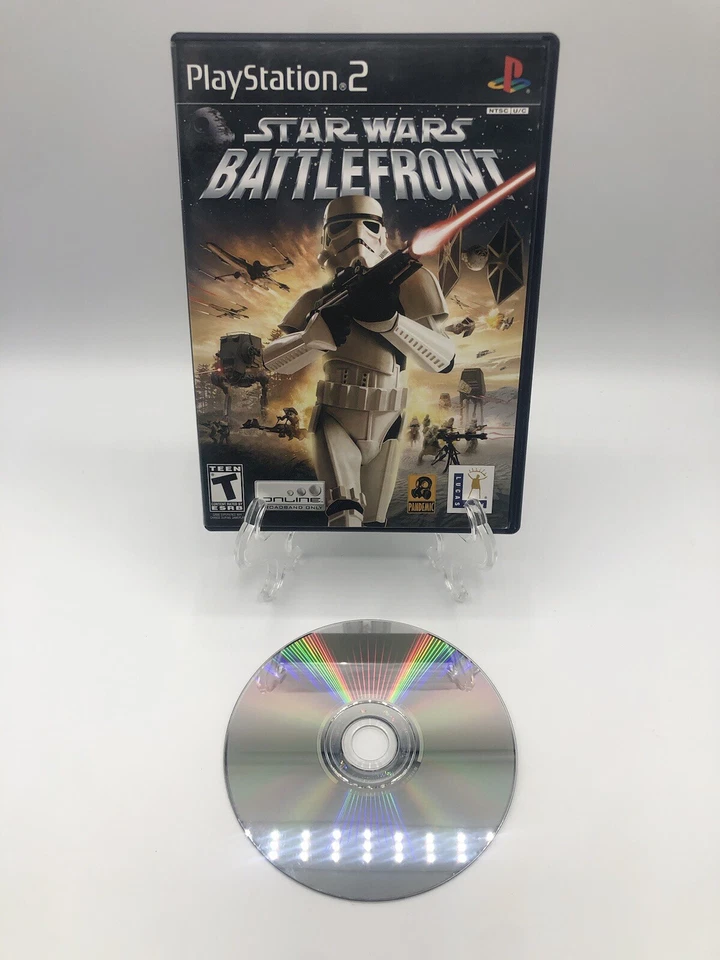 Star Wars Battlefront PS2 PlayStation 2 CIB Complete w/ Manual Reg Card Tested - Image 4 of 4