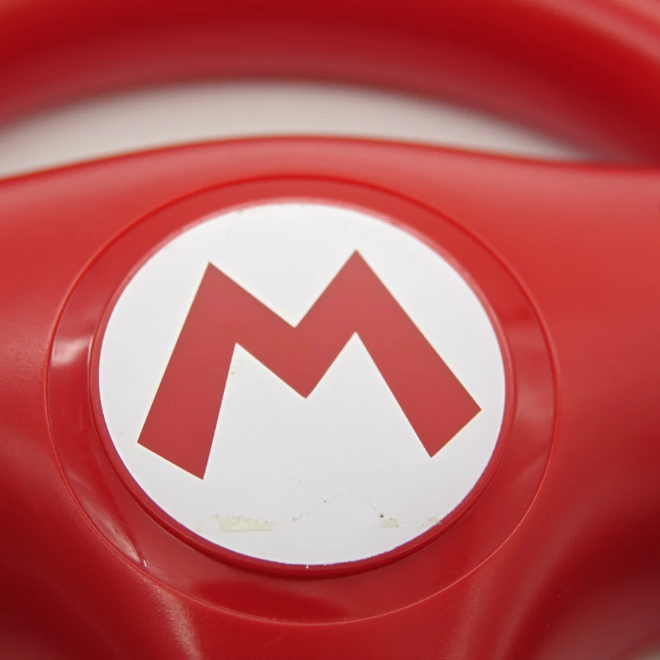 Nintendo Wii U Hori Mario Kart 8 Steering Wheel 2014—Red Mario Edition Racing - Image 3 of 4