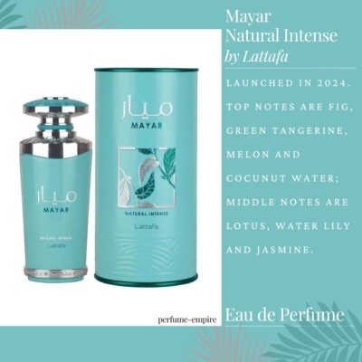 Mayar Natural Intense by Lattafa perfume for her EDP 3.3 / 3.4 oz
