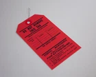 GM maintenance tag Fire Extinguisher 1960-72 sticker