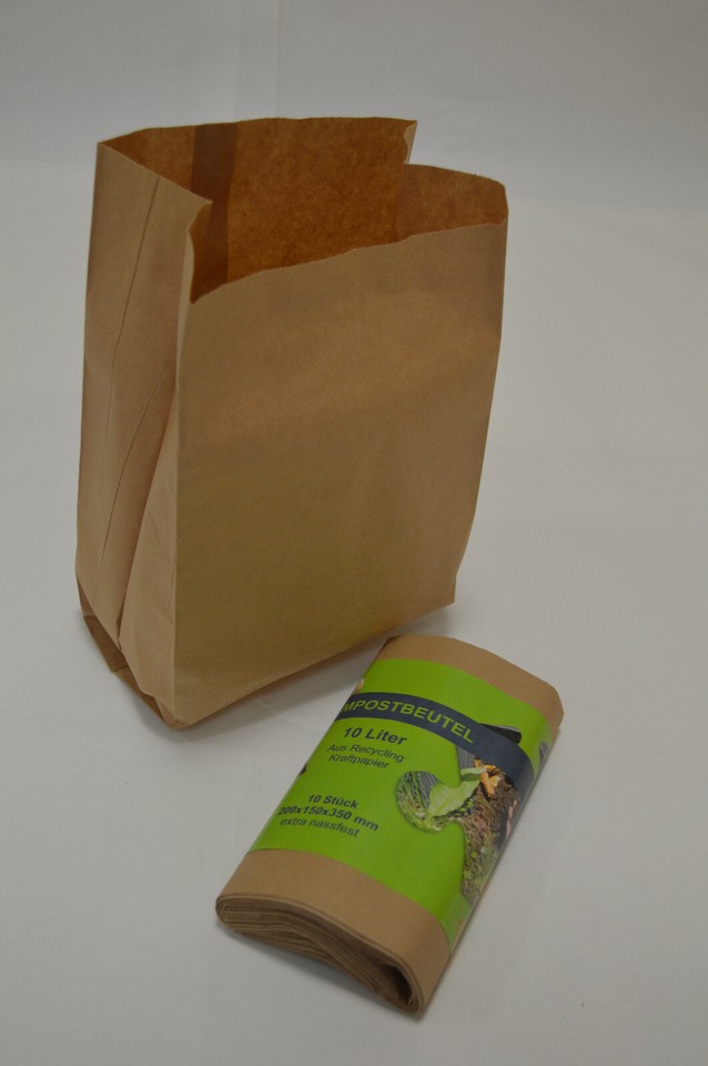 Garten Abfall Sack Bio Saatgut, Bio Mllbeutel & Papierscke Mllbeutel  Kompostierbar