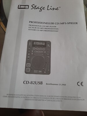 img stage line CD-82USB professional CD-MP3 PLAYER