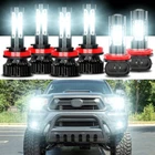 For Toyota Tacoma 2016-2020 - 6X LED Headlight High/Low Beam Fog Light Bulbs Kit