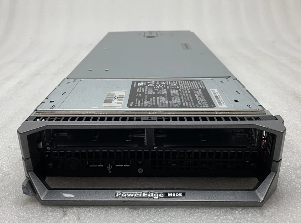Dell PowerEdge M605 M1000e Server Blade Module BAREBONES NO CPU/HDD/RAM - Image 2 of 4