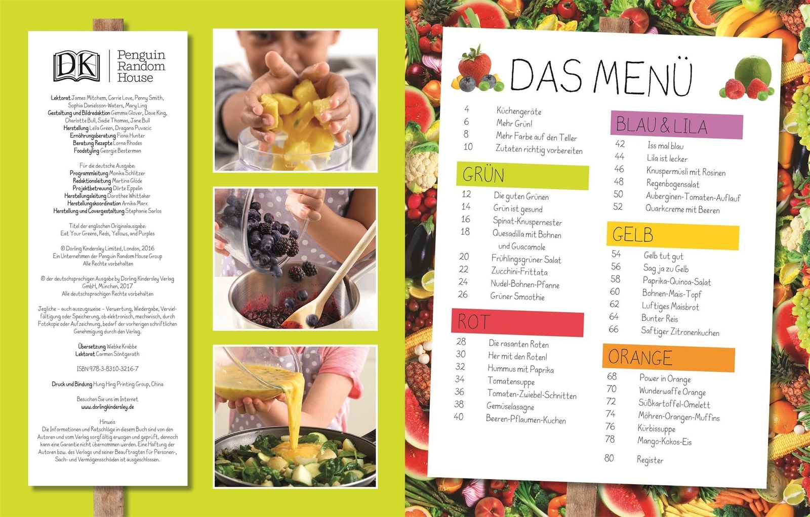 Thumbnail - Ran Ans Gemüse | Mein Vegetarisches Kochbuch | Wiebke Krabbe | Buch |