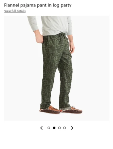 J crew men's shop flannel pajama pants