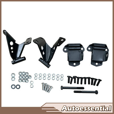 For 1955-57 Chevy Belair  V-8 Engine Bracket Kit w/ Rubber Mounts 3/4'' Forward
