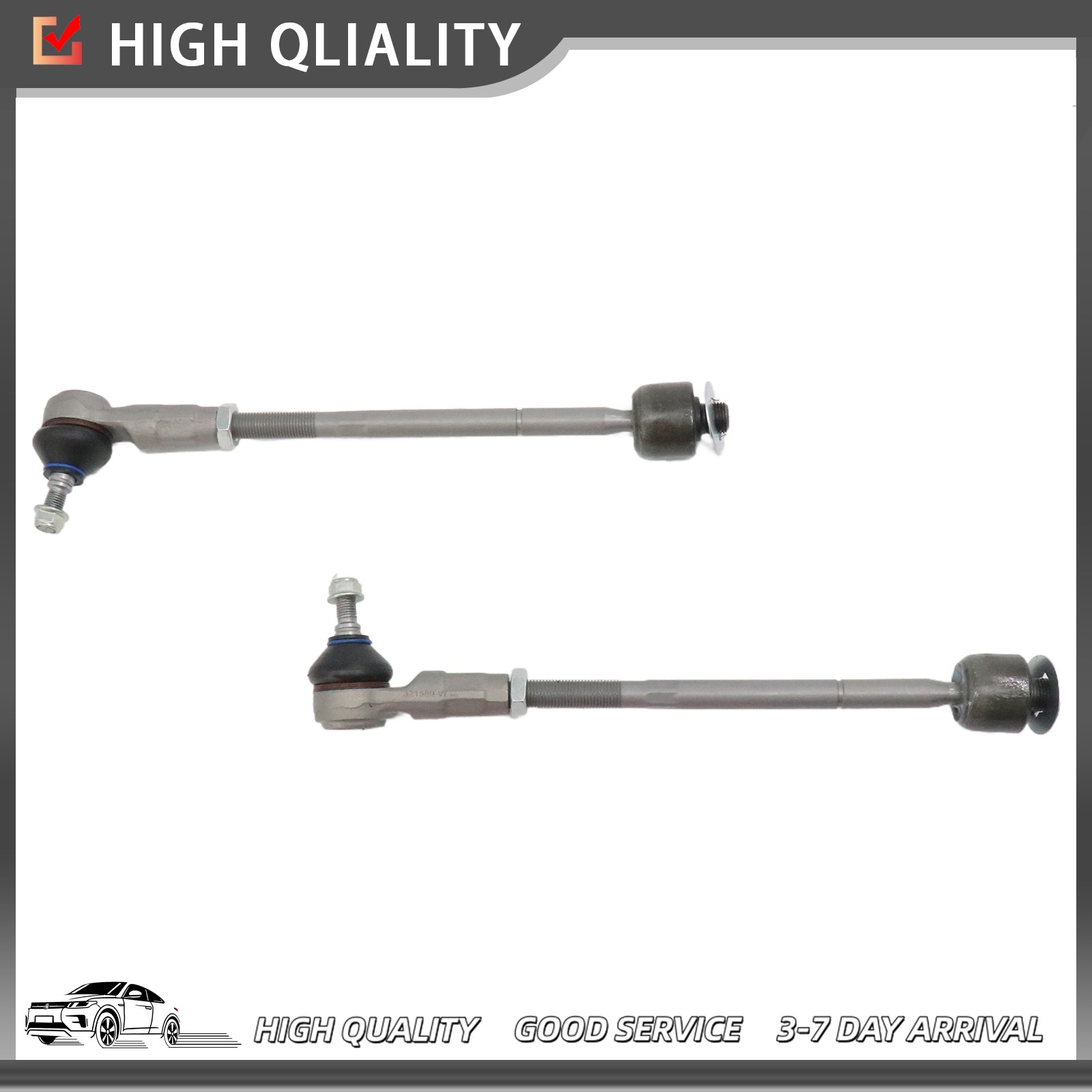 (4x) Front Inner & Outer Tie Rod End kit For Maserati Quattroporte GC GT USA