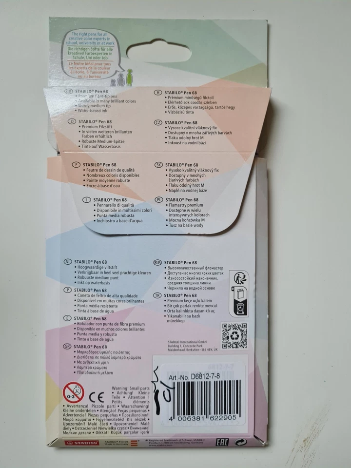 STABILO Pen 68 Premium Filzstift, 1,0 mm, "PASTELLlove", 12er Set - Bild 2 von 2