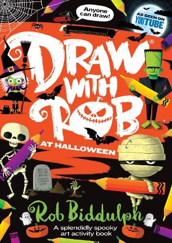 Rob Biddulph Draw With Rob at Halloween (Tascabile)