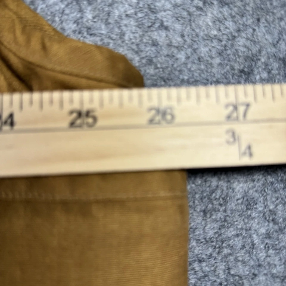 Field & Stream Fly Fishing Vest Men’s XL Khaki Cotton Canvas Waterproof Pockets - Image 4 of 4