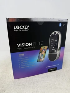 Lockly Vision Elite Video Smart Lock W/High-Def Cam Fingerprint & Solar Charge