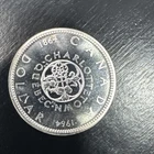 1964 Canada 80% Silver Canadian Silver Dollar  BU