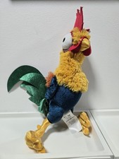 Disney Store Hei Hei Plush Rooster Moana Chicken Soft Toy Stuffed Animal 13" 