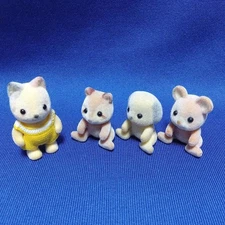 Sylvanian Families Baby Set Used Authentic Toy Figures Dollhouse Playset