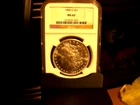 1880 S $1 Morgan Silver Dollar  NGC MS 62