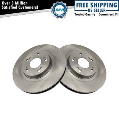 Front Brake Rotor Left & Right Pair Set for Honda Civic CR-V CRV RSX