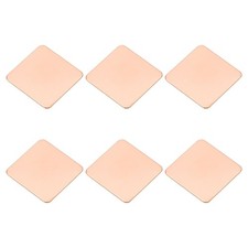 6 Pcs Heatsink Copper Pad Shim IC Chipset GPU Thermal Heatsink 20x20x0.5mm 