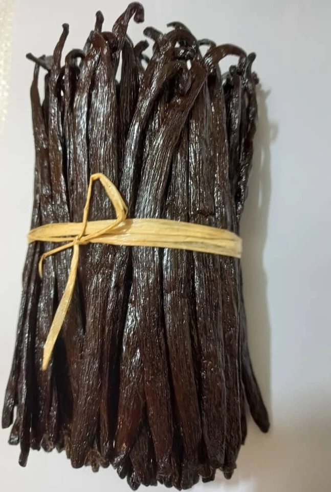 Frijoles de vainilla a granel, frijoles de vainilla gourmet para hacer extracto de vainilla, 6-8 pulgadas Foto 4 de 4