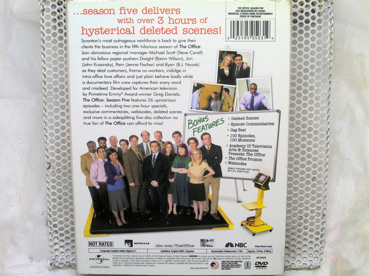 The Office Season five S-5 NR Gag Reel DVD 25195050319| eBay