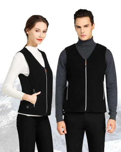 Heated Vest Men USB Electric Heating Vest Women Smart Rechargeable Heated Jacket - Bild 8 von 15