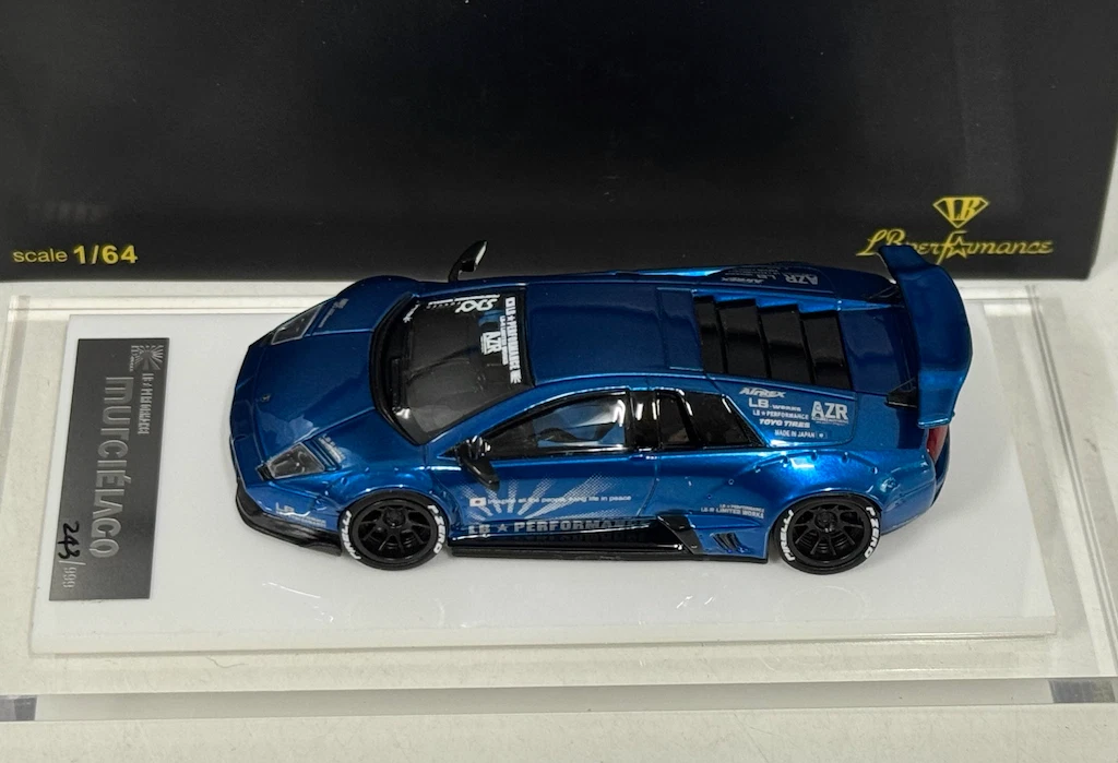 Onemodel 1:64 Plating Blue LP670-4 Murcielago LB Model