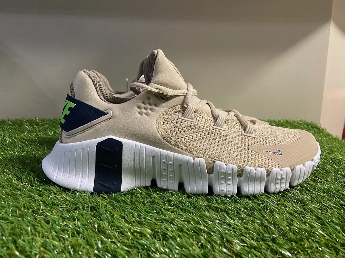 Nike Free Metcon 4 Training Shoes CT3886-234 Mens Sz 10 Rattan Blue Sandalwood