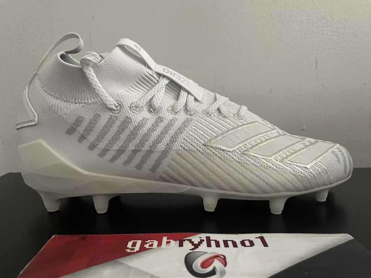 Adidas Adizero 8.0 “White Silver”F97227 Size 9 Football Cleats | eBay