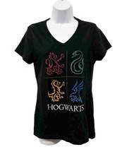 Wizarding World Harry Potter Universal Hogwarts House T Shirt Women s Size M