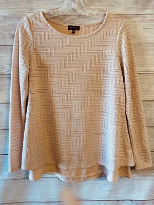 The Limited Mesh Herringbone Top Size XS Corpcore Workwear Formal