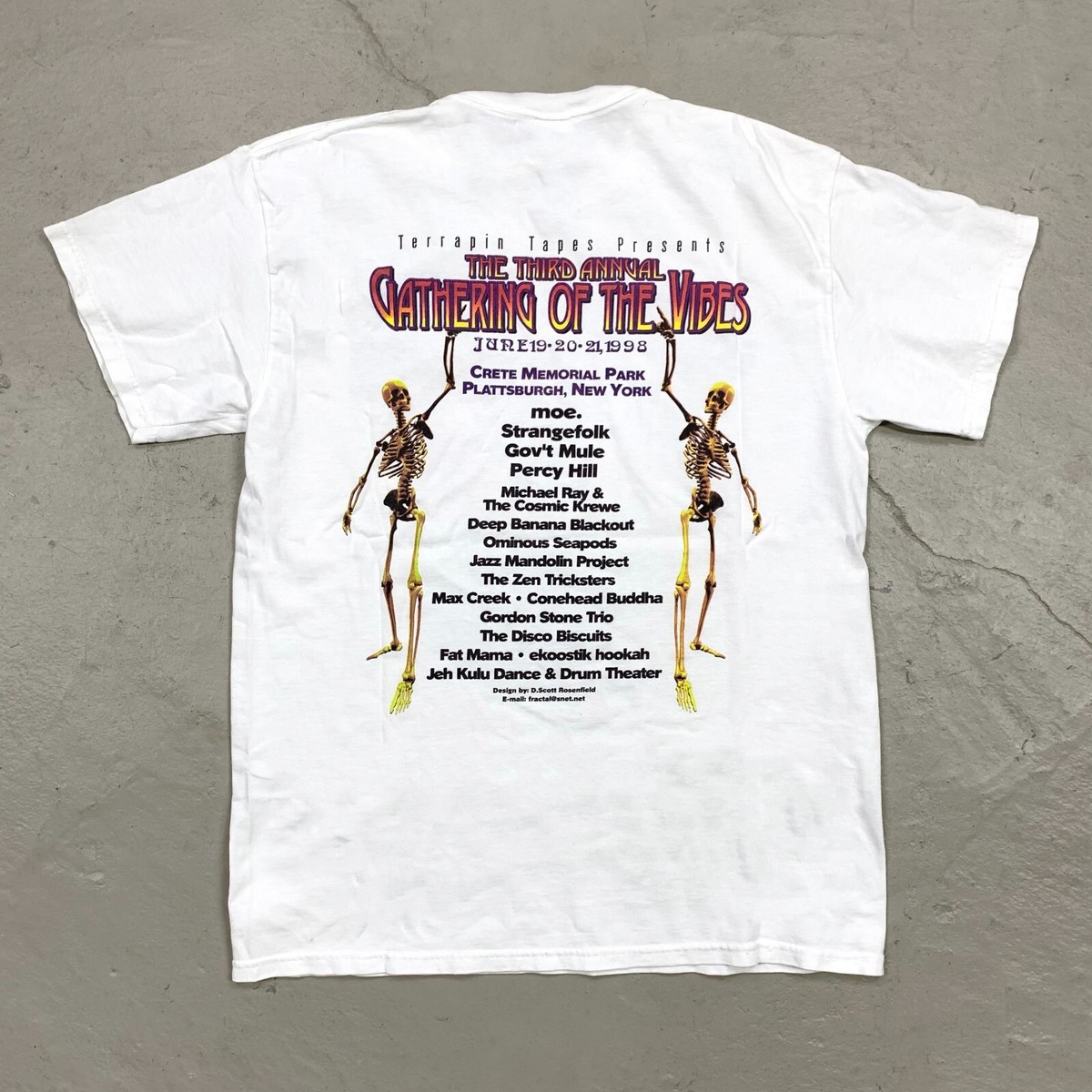 \"Gathering of the Vibes\" tシャツ90s Vintage 1998 