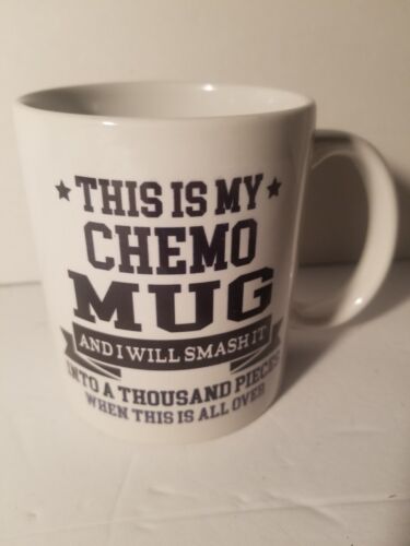 Tasse de chimiothérapie This Is My - tasse à café 11 oz - lutte contre le cancer - traitement de chimiothérapie - Photo 1/4